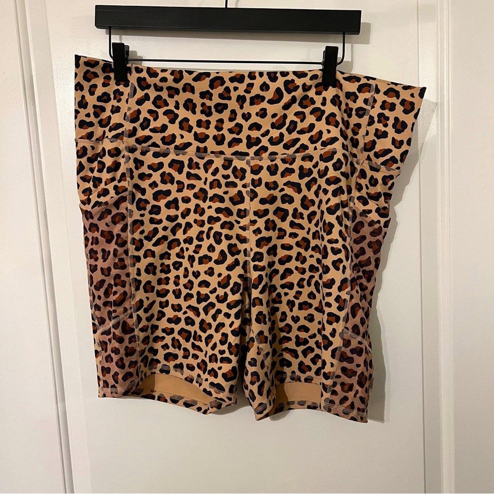 Fabletics Animal Print Bike Shorts